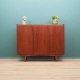 Buffet haut en teck, design danois, années 1960, production : Danemark