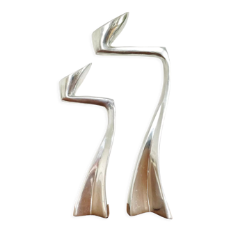 Pair of candle holders by Matthew Hilton