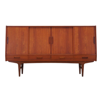 Teak highboard, Danish design, 1960s, designer: Børge Seindal