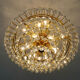 Vintage XXL Luxury Golden Chandelier Fine Gold and Crystal , 60 70 years
