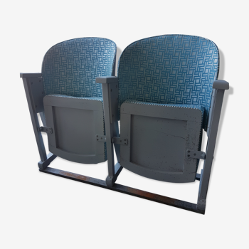 Pair of theater chairs