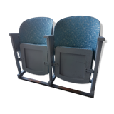 Pair of theater chairs