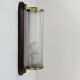 Vintage wall light in wood, glass and brass, France, 1980.