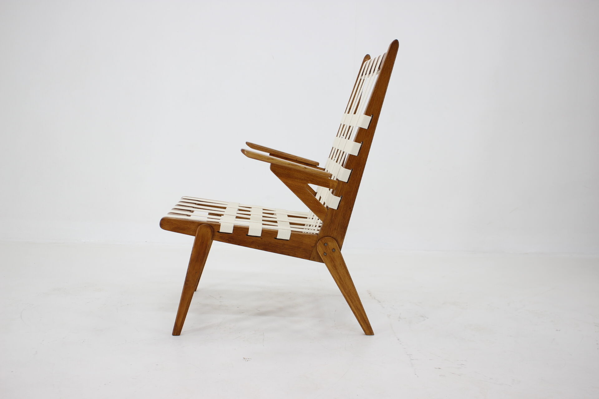 1960s Oak Armchair by Krásna Jizba, Czechoslovakia