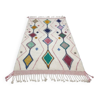 Tapis Beni Ourain blanc 150/250cm