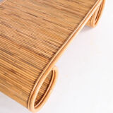 Table basse en rotin