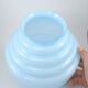 Suspension globe opaline bleu ciel vintage années 60