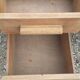 Administrative office 6 drawers 2 shelves old raw wood