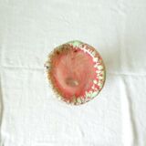 Soliflore vase in glass paste with speckled decor