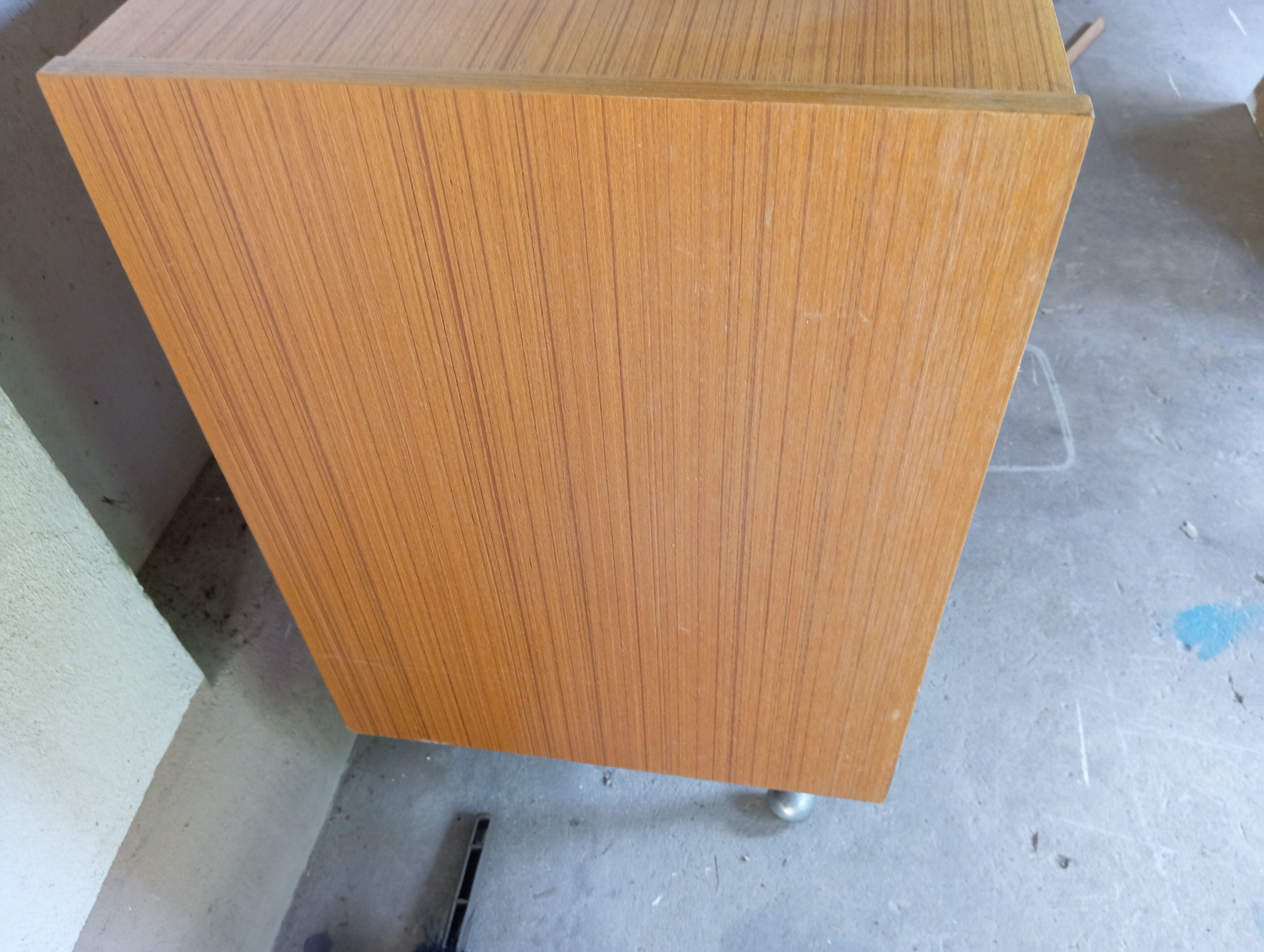 Small low storage or TV unit. 1950s-60s.