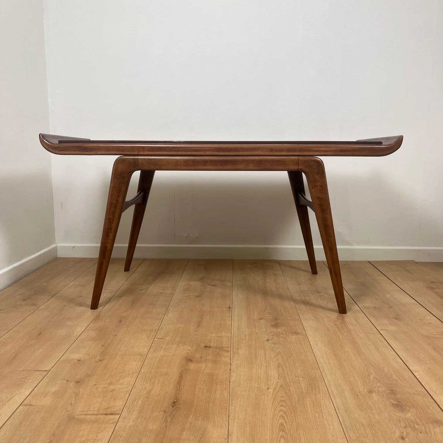 Table basse danoise en teck, 1960-70