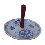 Cake tray in Quimper keraluc earthenware diam 27 cm