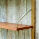 Teak wall desk, 1960