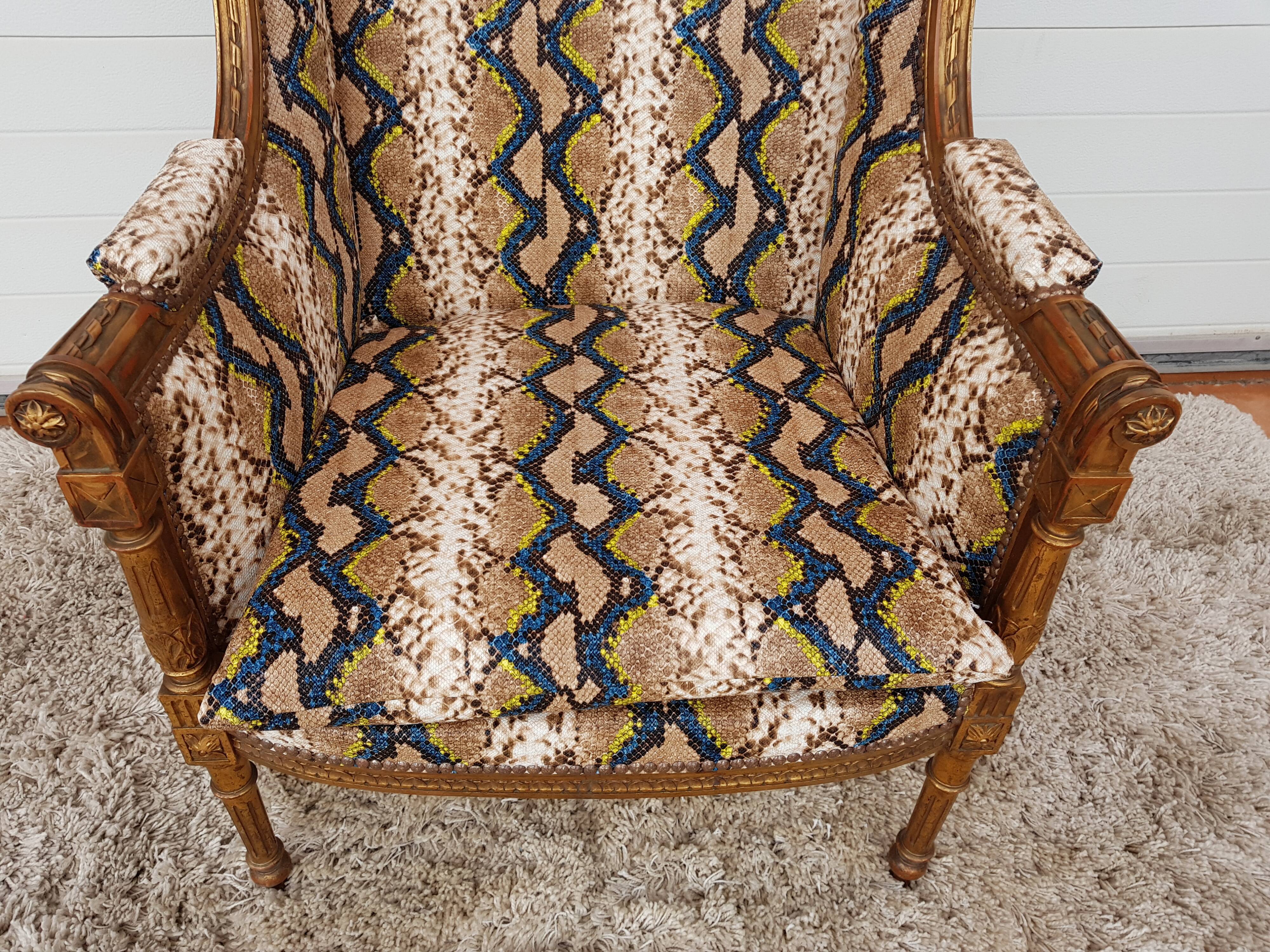 Chair Old Bergère 19th S