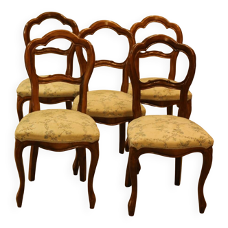 Set of 5 antique Louis-Philippe style chairs – 19th century