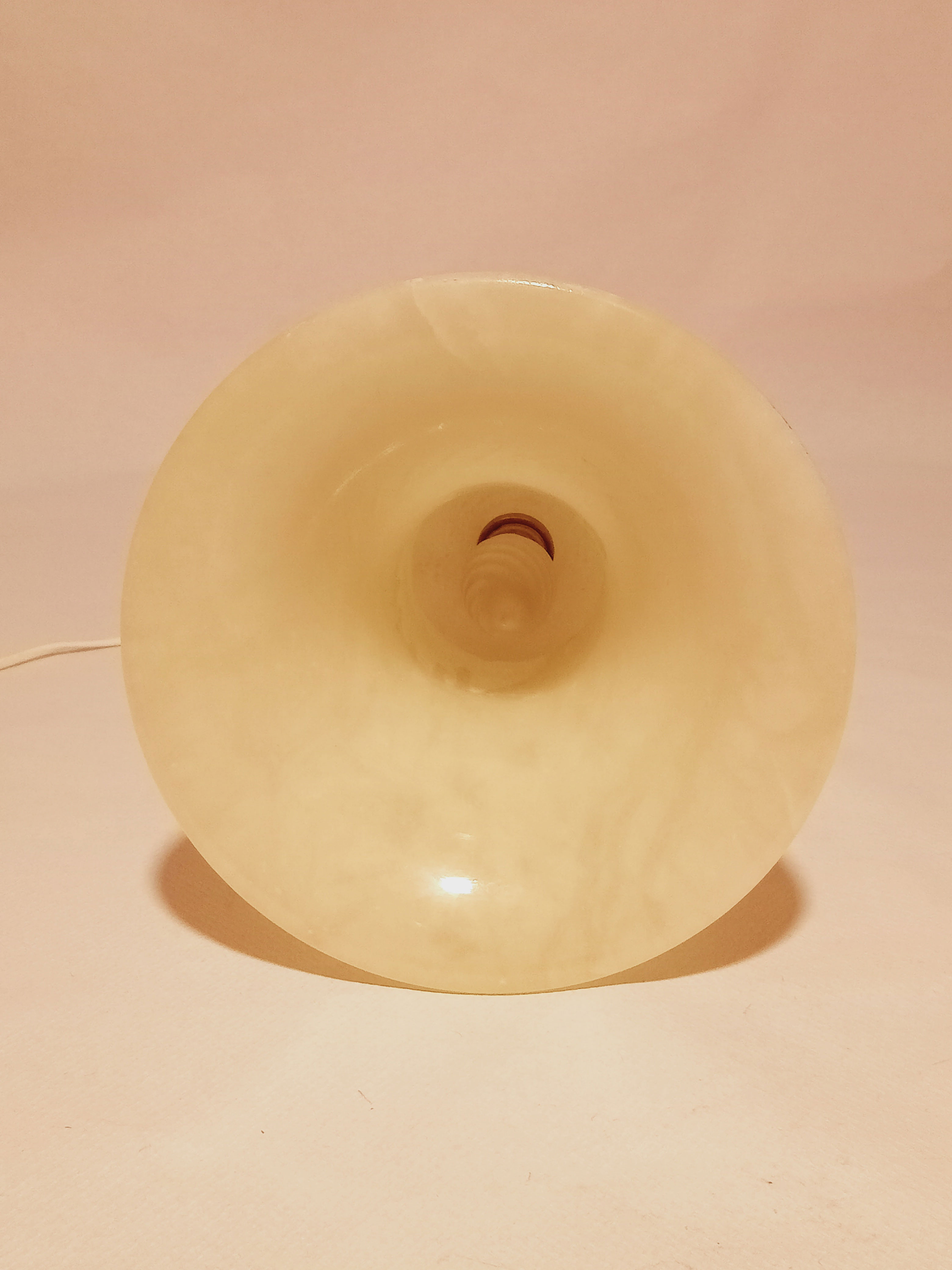 Alabaster table lamp