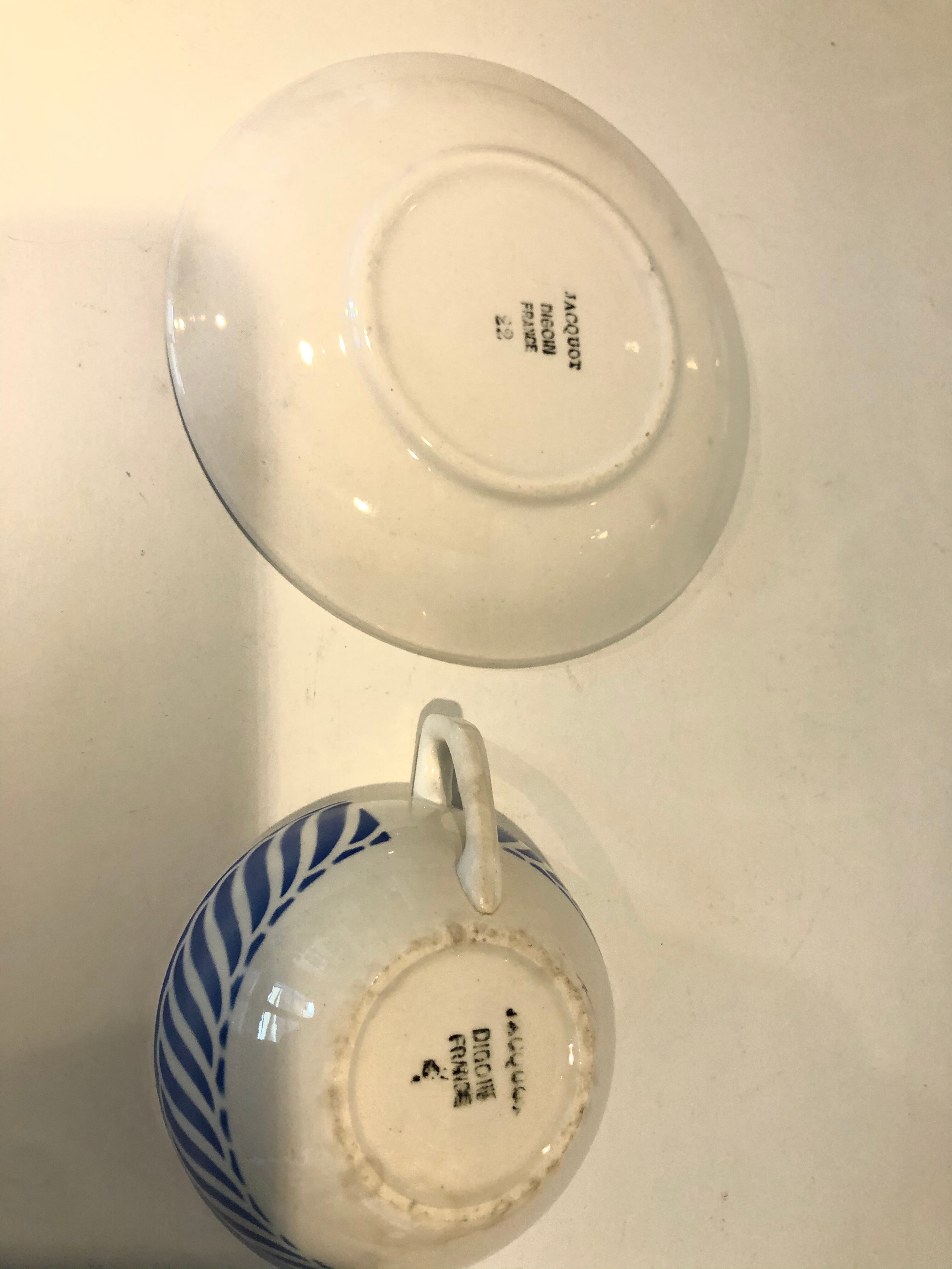 Digoin's "Jacquot" coffee service