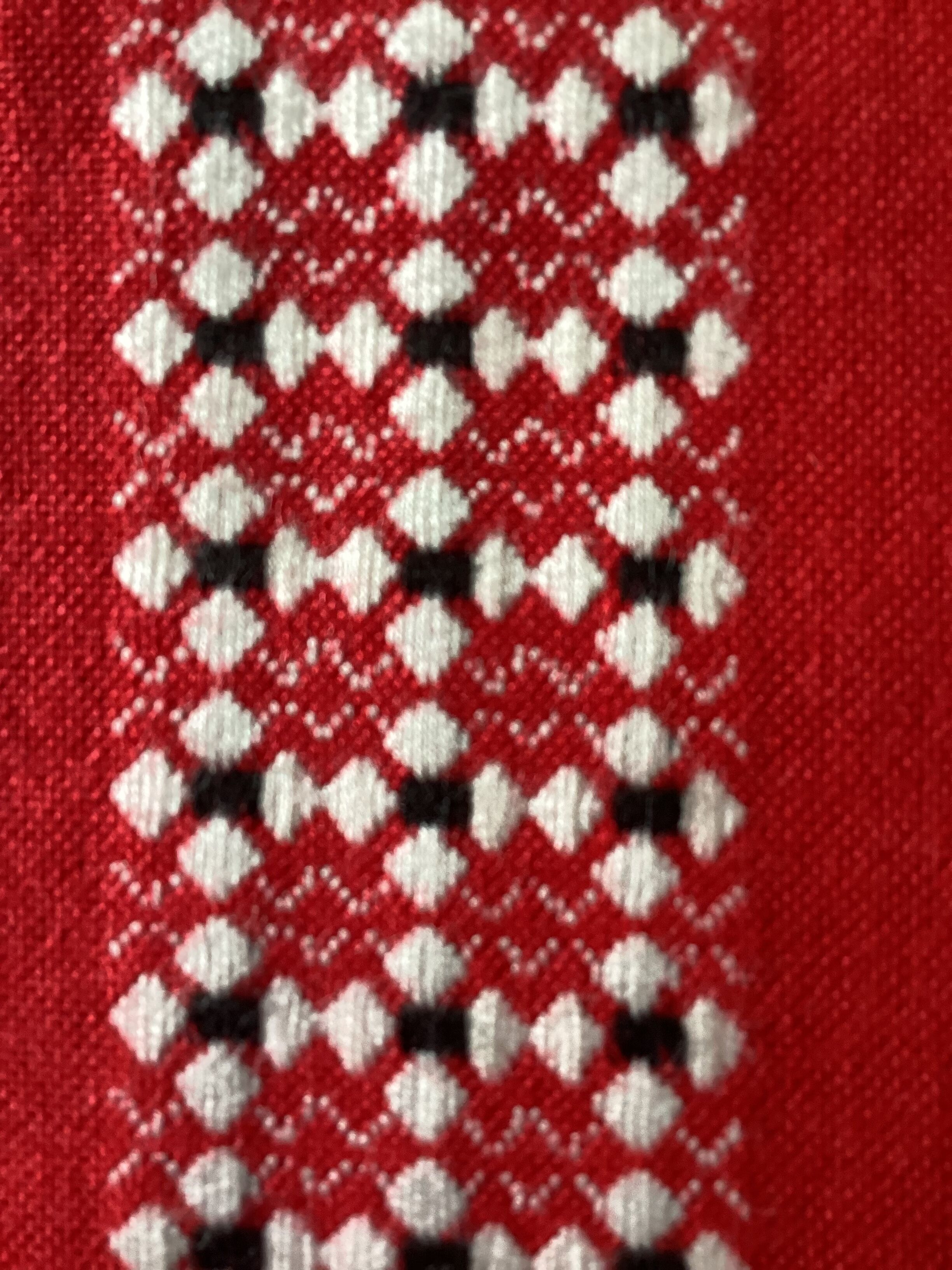 Set of six napkins in cotton / linen vintage dimension: height -52cm- width -48cm-