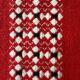Set of six napkins in cotton / linen vintage dimension: height -52cm- width -48cm-