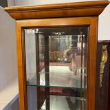 Cherry wood display cabinet