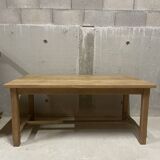 Solid oak farmhouse table