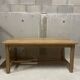 Solid oak farmhouse table