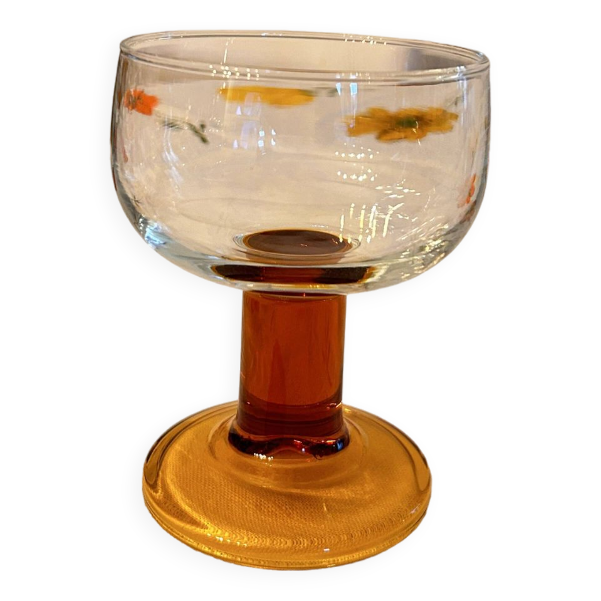Verre à pied année 70