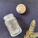 Vintage glass salt shaker