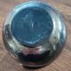 Iridescent ceramic vase from the 1960s, signed
