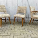Set of 3 chairs G- Möbel Sweden in teak 1960s