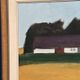 Original Swedish Oil on Canvas – "Farm" by Eric Julius – Signed – Vintage & Framed – 61 × 53 cm (24" × 20.9")