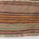 Pinstriped Pattern Vintage Kilim Rug, 201x227Cm