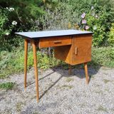 Scandinavian beech desk from the 70s