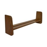 Vintage wooden wall shelve rack bookshelf in wood minimalist