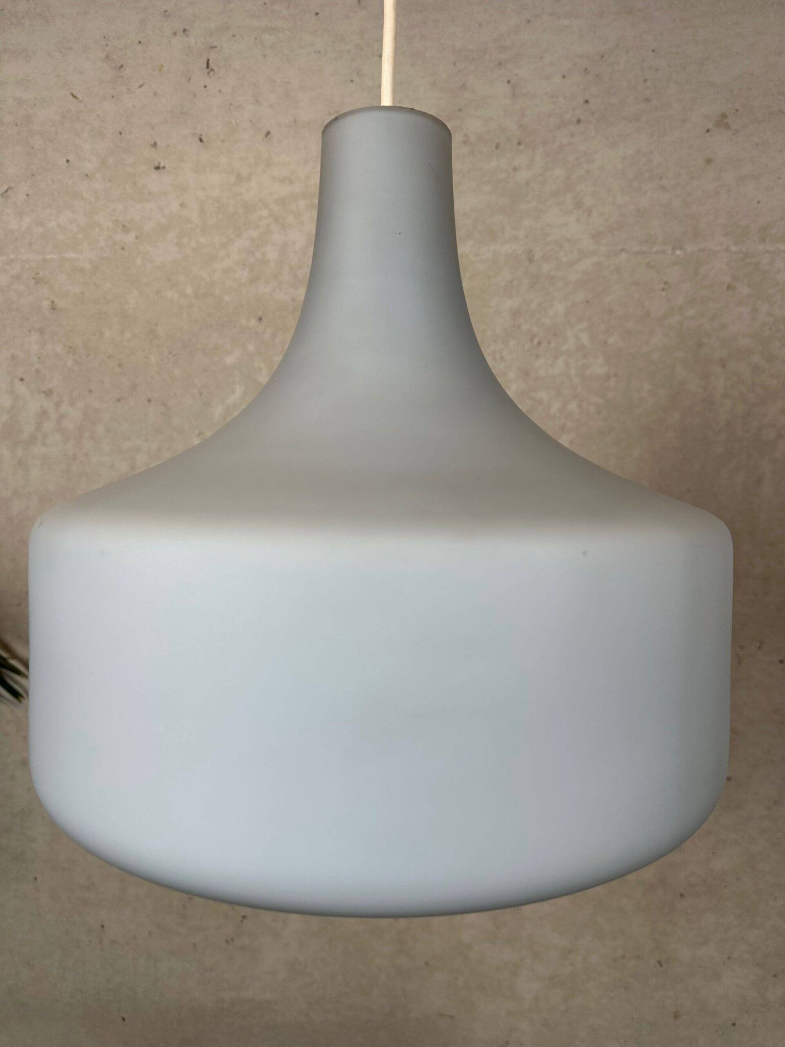Suspensions opaline vintage – bleu pastel