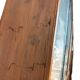 XL vintage wooden display cabinet / sideboard / wall cupboard