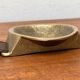 Mid-Century Bronze and Leather Armrest Bowl or Ashtray, 1960s