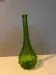 "Genie Bottle" bubble vase in green glass Empoli