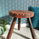 Vintage tripod stool
