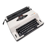 Typewriter Olympia Alphamatic 33 white revised ribbon new 1980