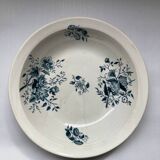 Grigny Terre de Feu dish, floral motif, 19th - 20th century