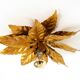 Rare large gold-plated Hans Kögl Florentine-style ceiling or wall lamp from