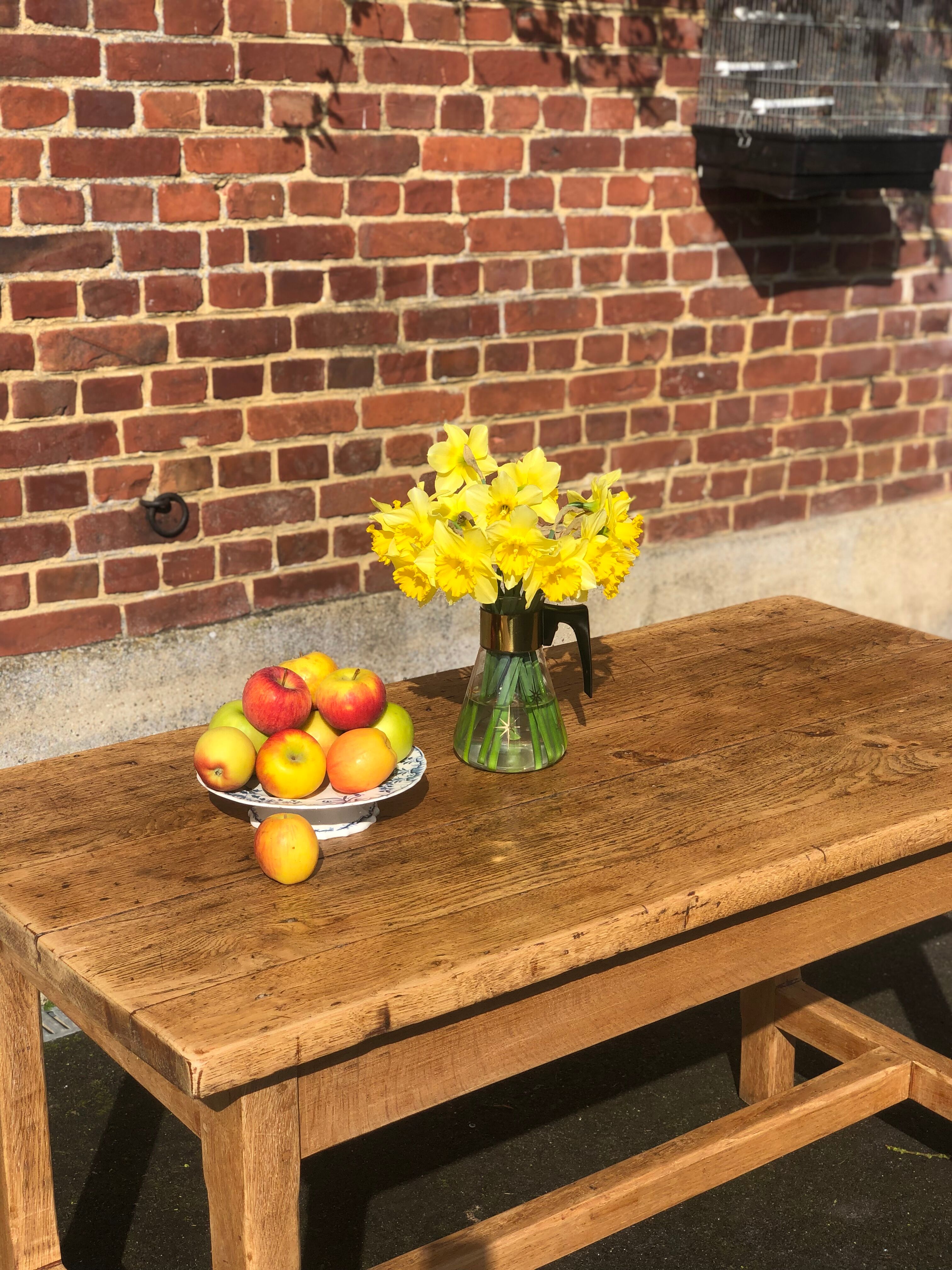 Old oak farmhouse table
