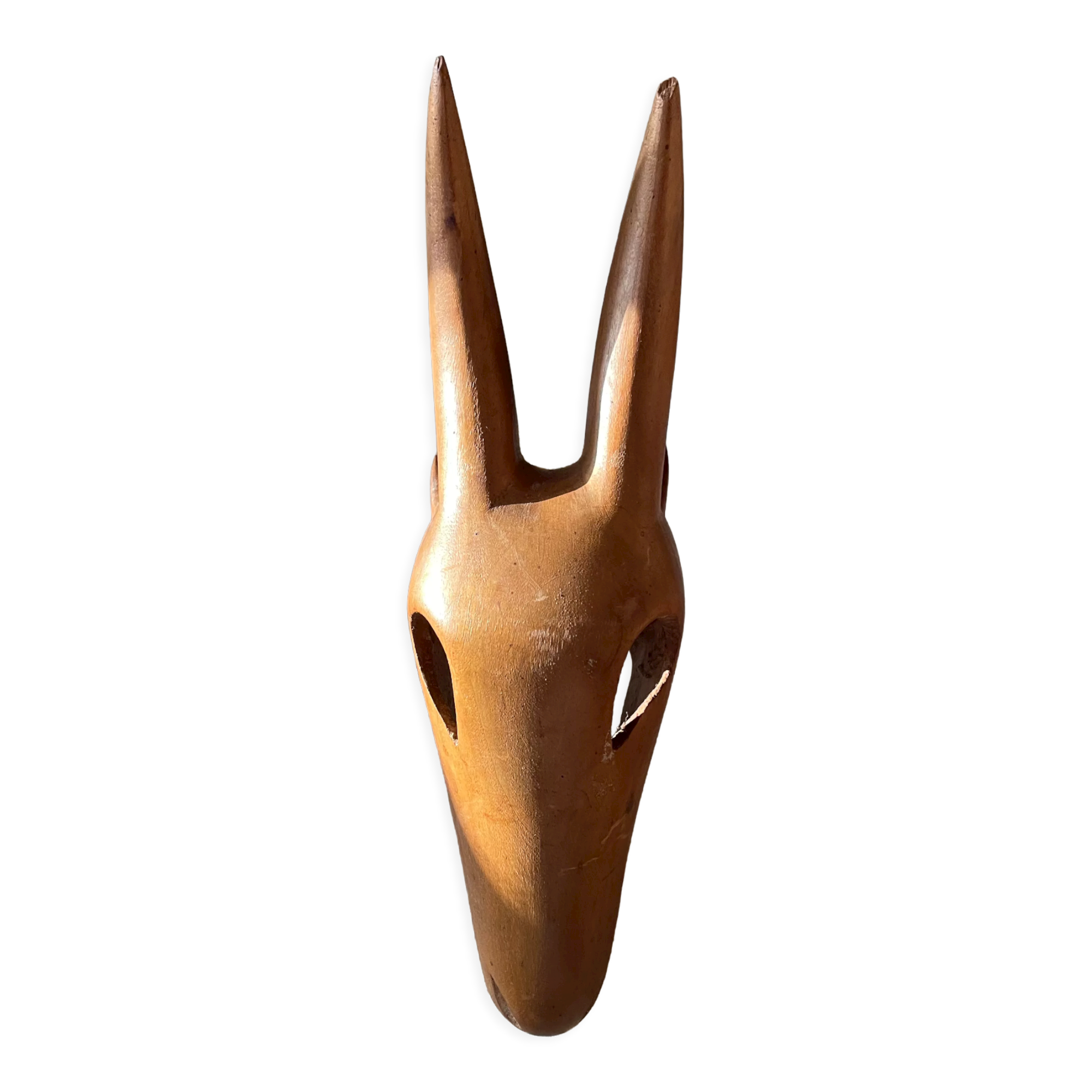 Wooden goat trophy