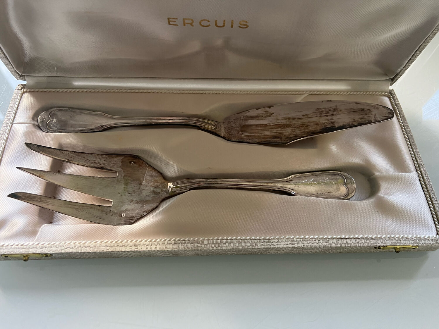 Silverware fish serving cutlery
