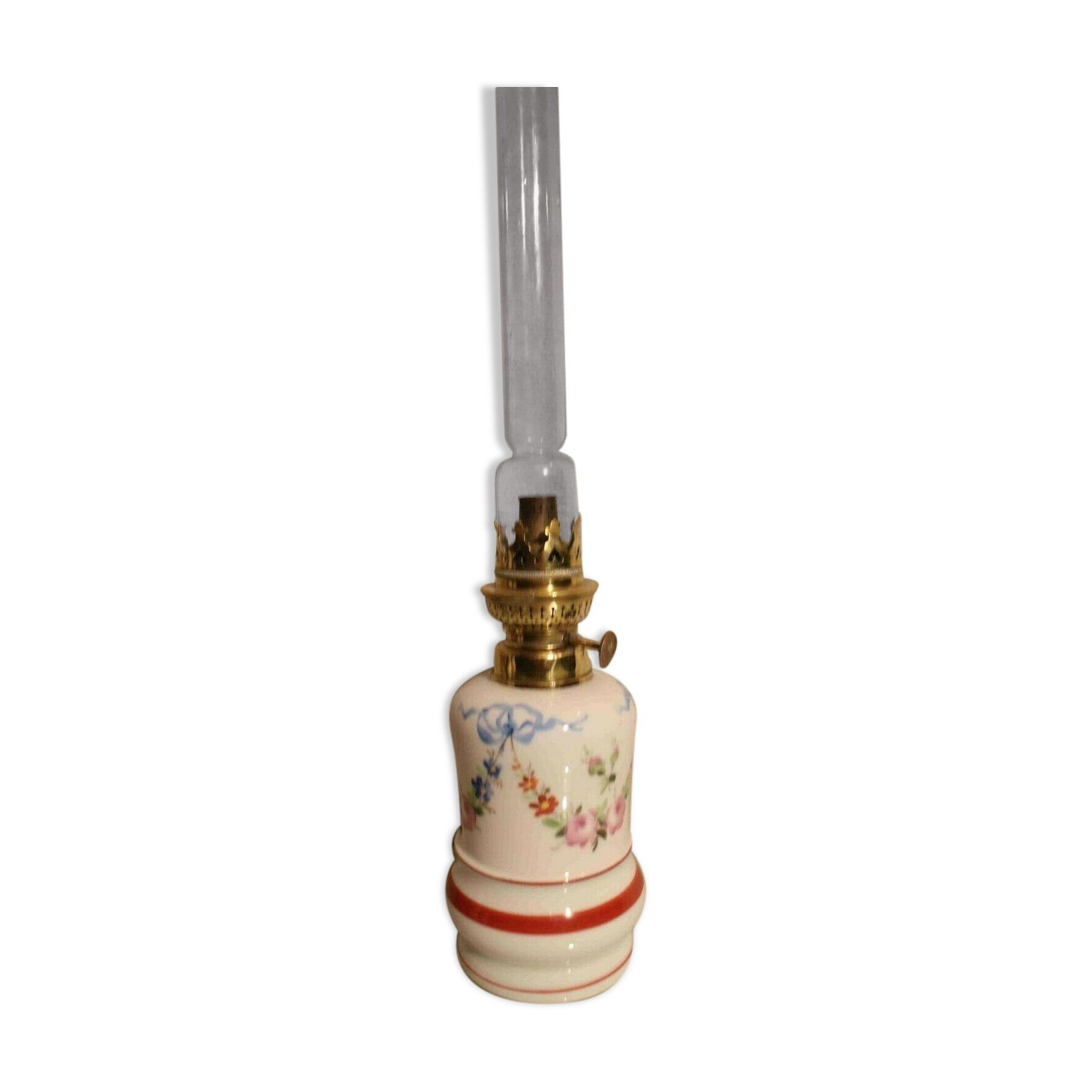 Lampe De Table Orientale électrifiée, Corps Porcelaine Imari, Style 19e