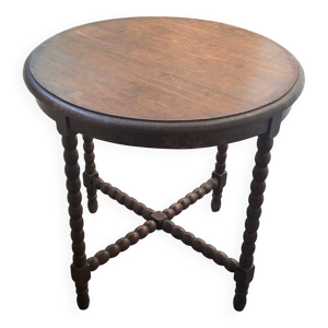 table guéridon bois