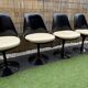 Chaise knoll Tulip noir – Eero Saarinen pour Knoll