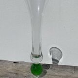 Vase en verre de Murano vert