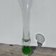 Green Murano glass vase